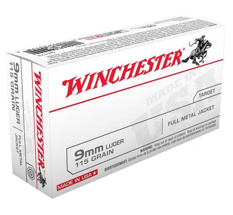 Target 9mm, 115 Grain  - 50 Rounds