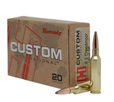 Custom International 6.5 Creedmoor 140 Gr. SP - 20 Count