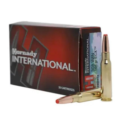 Hornady International 308 Win 165 Gr. ECX - 20 Count