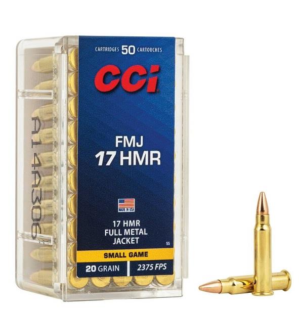 Full Metal Jacket 17 HMR 20 Grain - 50 Count