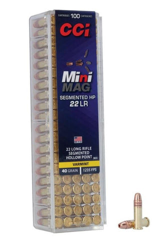 Mini-Mag Segmented HP 22 LR 40 Grain - 100 Count