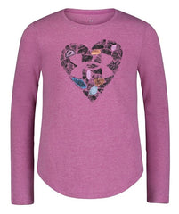 UA Nature's Heart Long Sleeve Tee - Girls