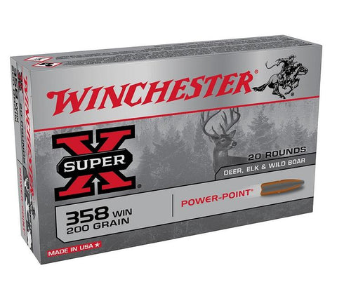 Super-X Power-Point 358 Win 200Gr - 20rds Box