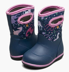 Classic Unicorn Meadow Baby Boots - Girls