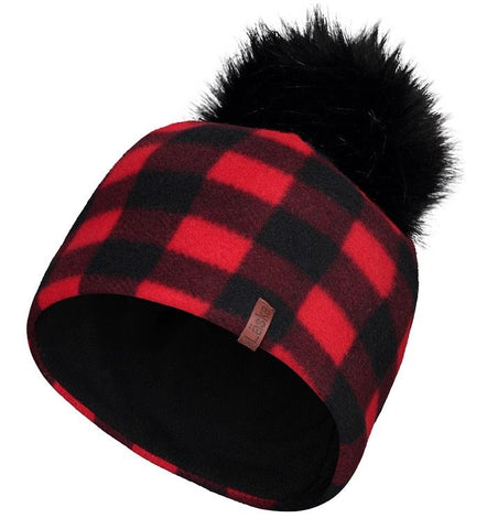 Laska Plaid Fleece Toque - Womens